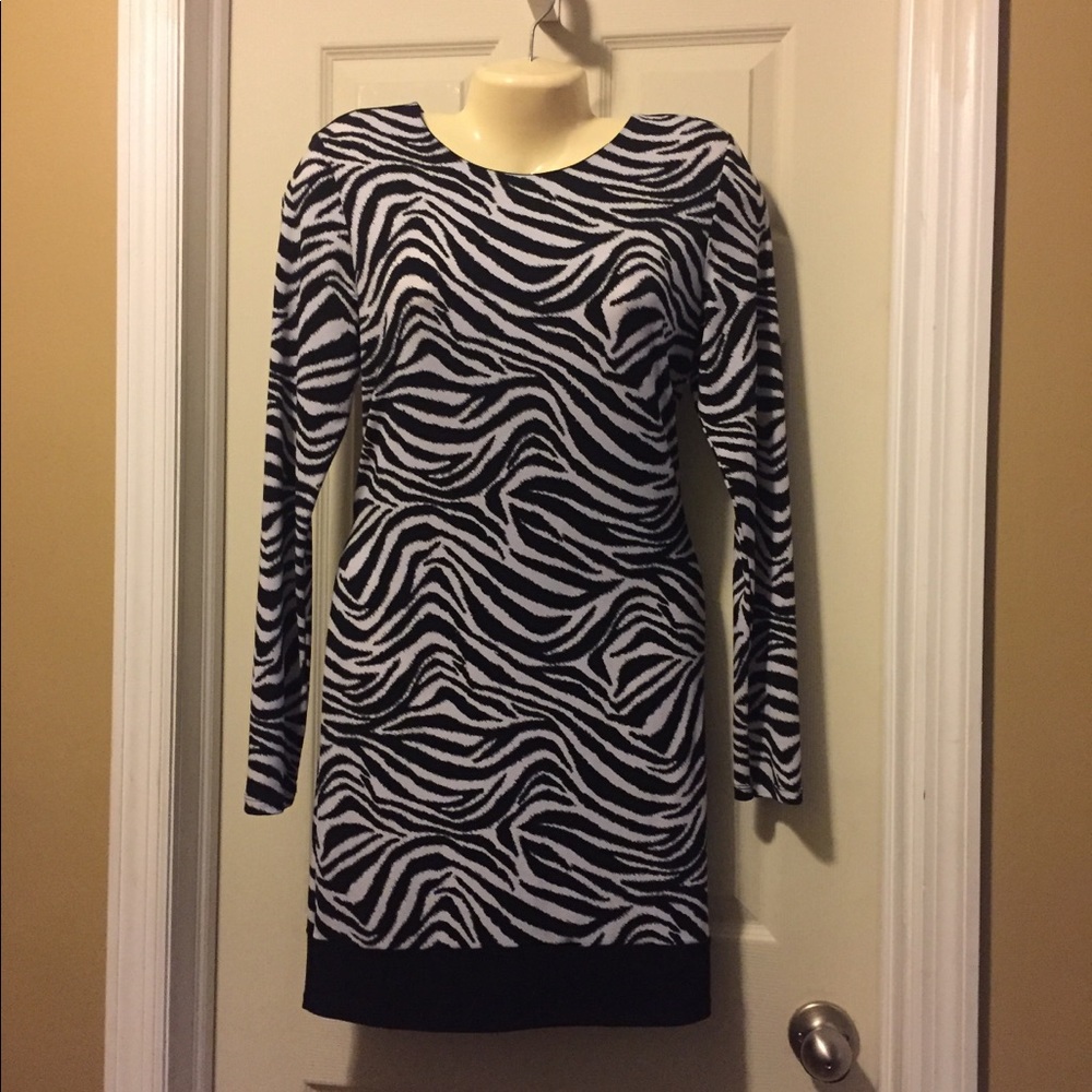 Michael Kors zebra print dress